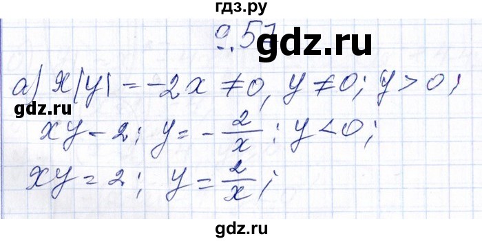 ГДЗ по алгебре 8‐9 класс Галицкий Сборник задач  § 9 - 9.57, Решебник №1