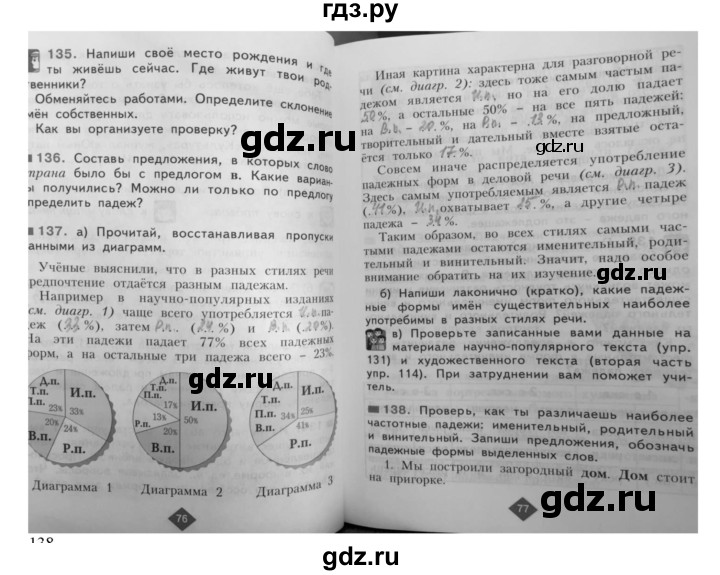 ГДЗ по русскому языку 4 класс Нечаева   упражнение - 137, Решебник №1