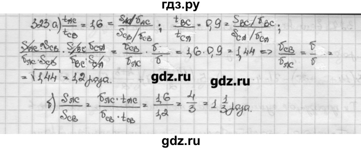 ГДЗ по алгебре 10 класс Никольский   задание для повторения - 323, Решебник