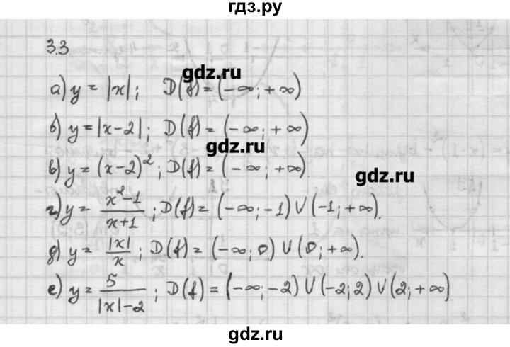 ГДЗ по алгебре 10 класс Никольский   § 3. корень степени n. - 3.3, Решебник