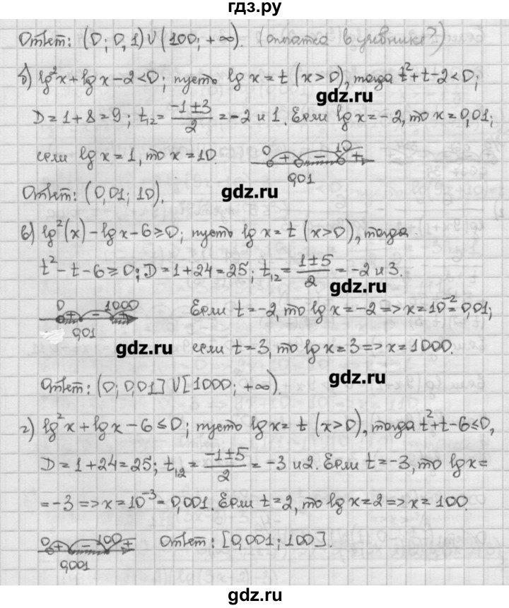 ГДЗ по алгебре 10 класс Никольский   § 6. показательные и логарифмические уравнения неравенства. - 6.60, Решебник