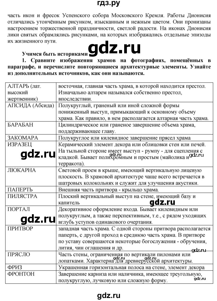 ГДЗ по истории 6 класс  Данилов История России  парараф - § 27, Решебник