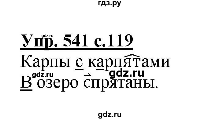 ГДЗ по русскому языку 2 класс  Соловейчик   номер - 541, Решебник №1