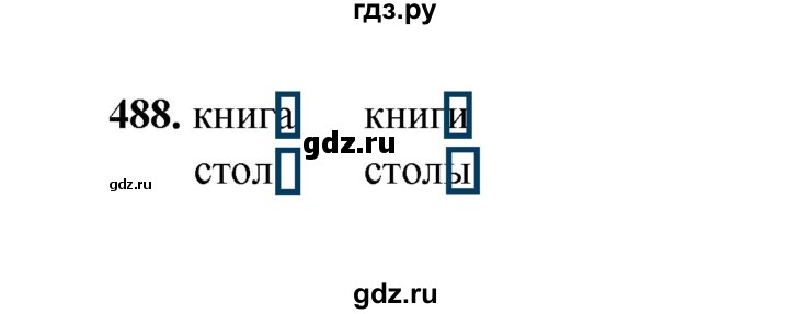 ГДЗ по русскому языку 2 класс  Соловейчик   упражнение - 488, Решебник 2023