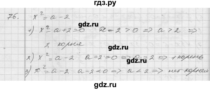ГДЗ по алгебре 8 класс Мерзляк дидактические материалы  вариант 2 - 76, Решебник №1