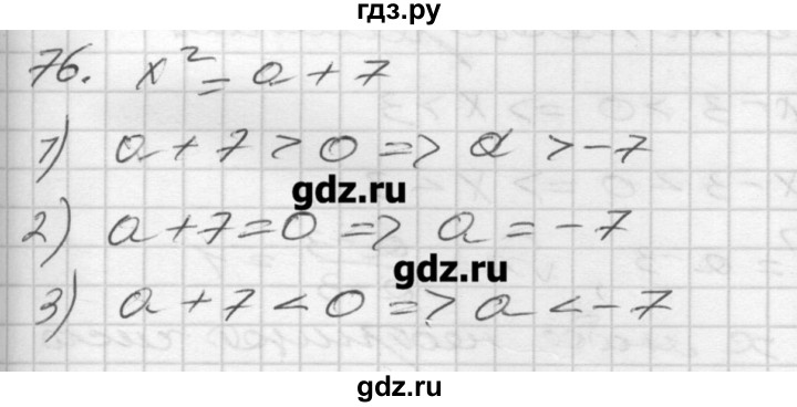 ГДЗ по алгебре 8 класс Мерзляк дидактические материалы  вариант 3 - 76, Решебник №1
