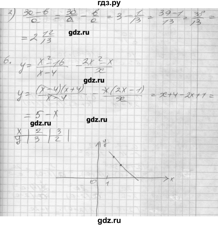 ГДЗ по алгебре 8 класс Мерзляк дидактические материалы  контрольная работа / вариант 1 - 1, Решебник №1