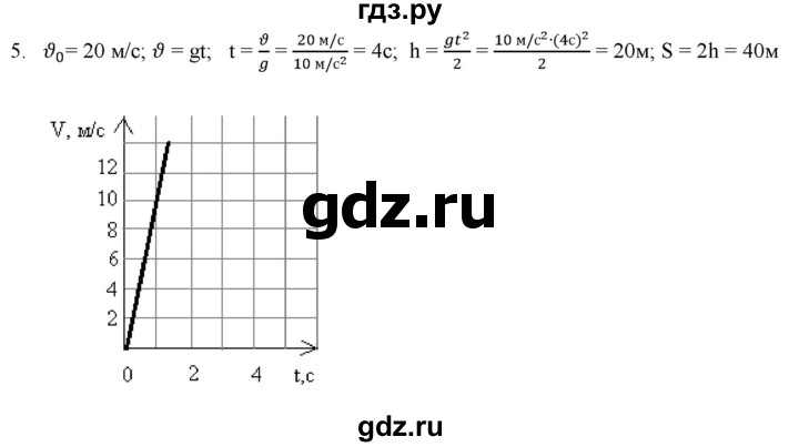 ГДЗ тренировочные задания / тренировочное задание 6 5 физика 9 класс ...