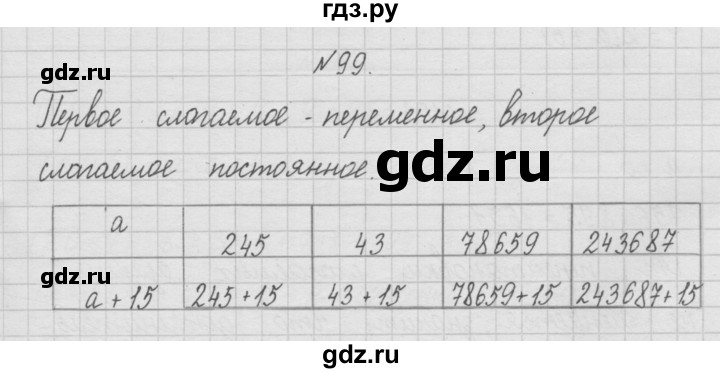 ГДЗ по математике 4 класс  Чекин   часть 1 (номер) - 99, Решебник №1