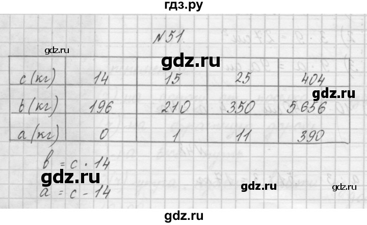 ГДЗ по математике 4 класс Захарова тетрадь для самостоятельной работы  часть 1. задание - 51, Решебник №1
