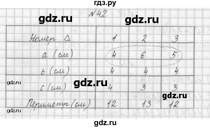 ГДЗ по математике 4 класс Захарова тетрадь для самостоятельной работы (Чекин)  часть 1. задание - 42, Решебник №1