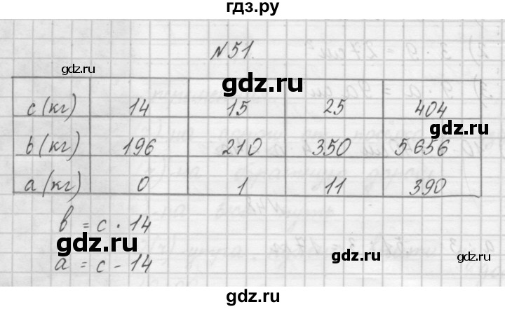 ГДЗ по математике 4 класс Захарова тетрадь для самостоятельной работы (Чекин)  часть 1. задание - 51, Решебник №1
