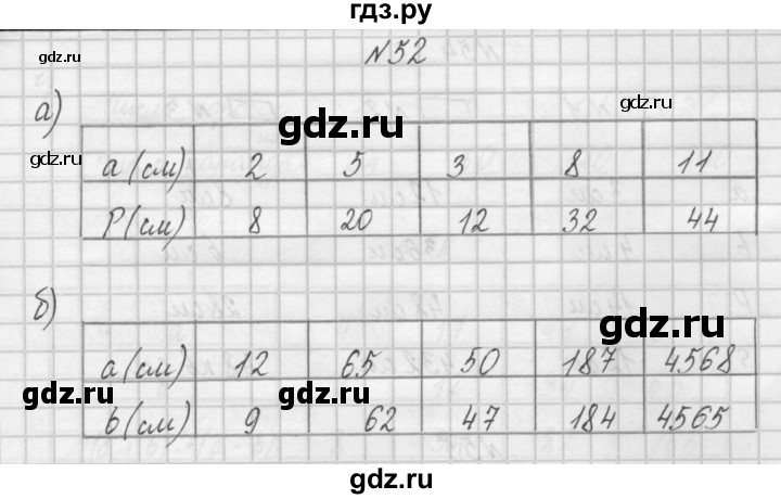 ГДЗ по математике 4 класс Захарова тетрадь для самостоятельной работы (Чекин)  часть 1. задание - 52, Решебник №1