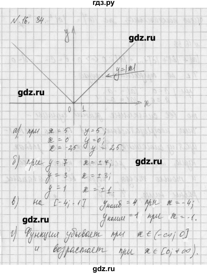 ГДЗ по алгебре 8 класс  Мордкович задачник Углубленный уровень § 16 - 34, Решебник №1