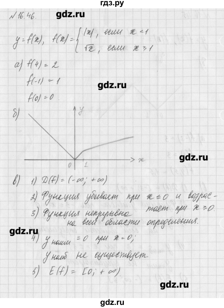 ГДЗ по алгебре 8 класс  Мордкович задачник Углубленный уровень § 16 - 46, Решебник №1