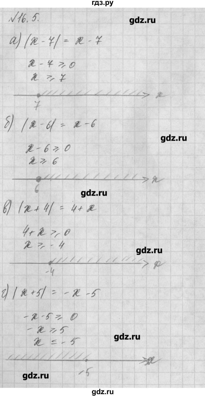 ГДЗ по алгебре 8 класс  Мордкович задачник Углубленный уровень § 16 - 5, Решебник №1