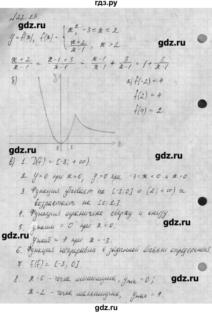 ГДЗ по алгебре 8 класс  Мордкович задачник Углубленный уровень § 22 - 23, Решебник №1
