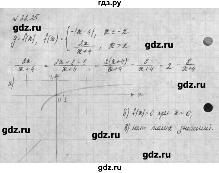 ГДЗ по алгебре 8 класс  Мордкович задачник Углубленный уровень § 22 - 25, Решебник №1