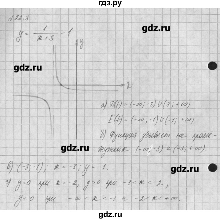 ГДЗ по алгебре 8 класс  Мордкович задачник Углубленный уровень § 22 - 3, Решебник №1