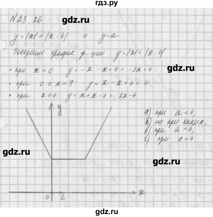 ГДЗ по алгебре 8 класс  Мордкович задачник Углубленный уровень § 23 - 26, Решебник №1