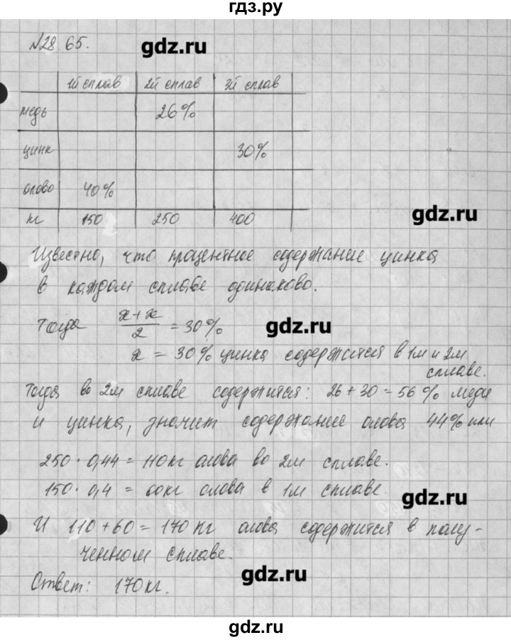 ГДЗ по алгебре 8 класс  Мордкович задачник Углубленный уровень § 28 - 65, Решебник №1