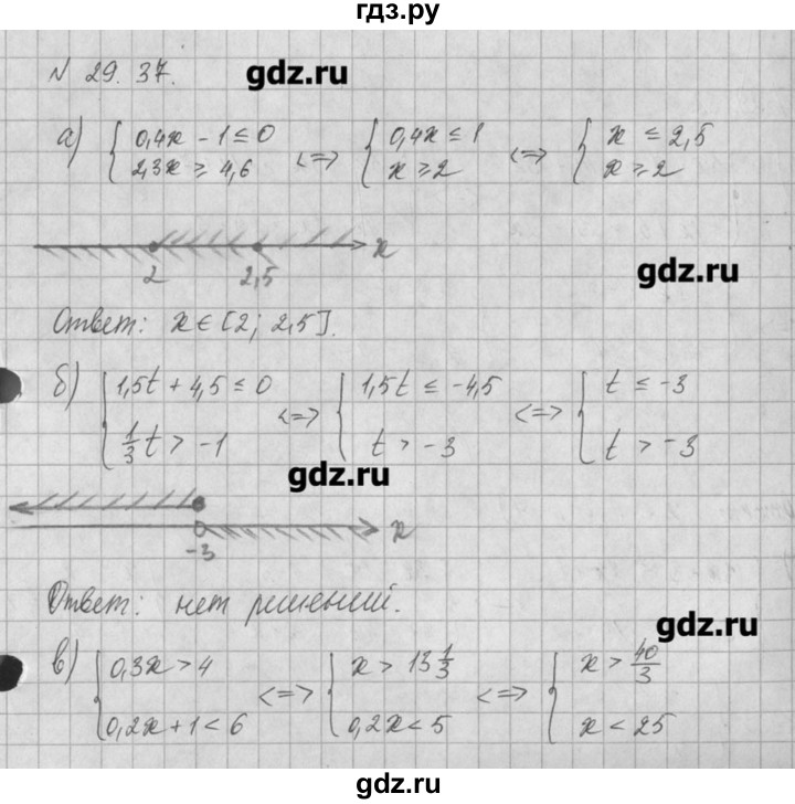 ГДЗ по алгебре 8 класс  Мордкович задачник Углубленный уровень § 29 - 37, Решебник №1