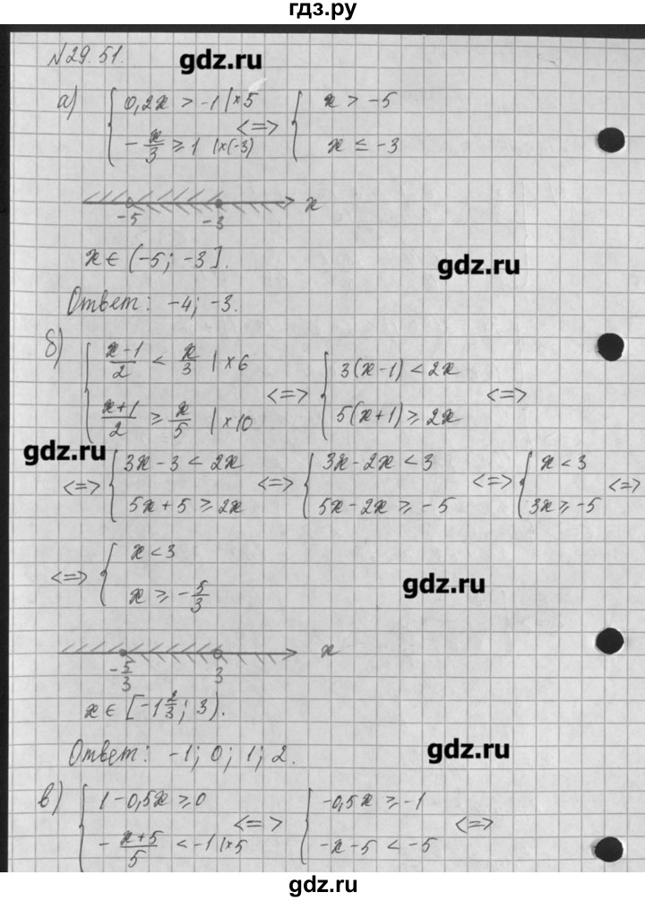 ГДЗ по алгебре 8 класс  Мордкович задачник Углубленный уровень § 29 - 51, Решебник №1