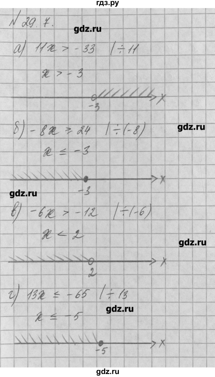 ГДЗ по алгебре 8 класс  Мордкович задачник Углубленный уровень § 29 - 7, Решебник №1