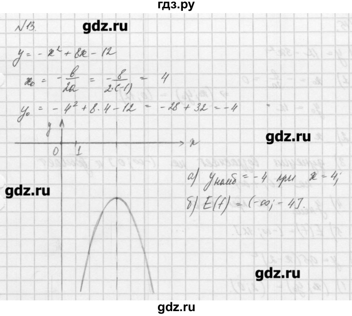 ГДЗ по алгебре 8 класс  Мордкович задачник Углубленный уровень итоговое повторение - 13, Решебник №1