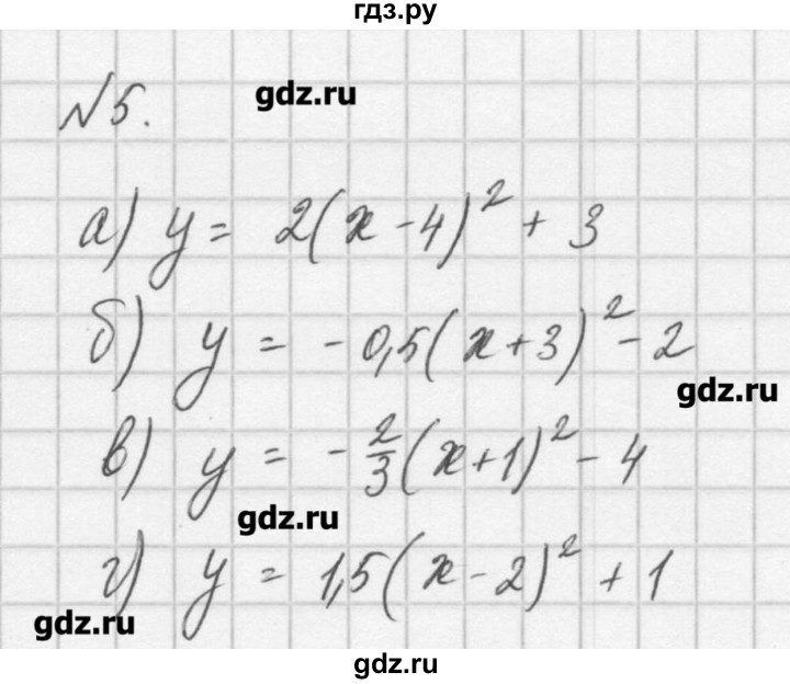 ГДЗ по алгебре 8 класс  Мордкович задачник Углубленный уровень итоговое повторение - 5, Решебник №1