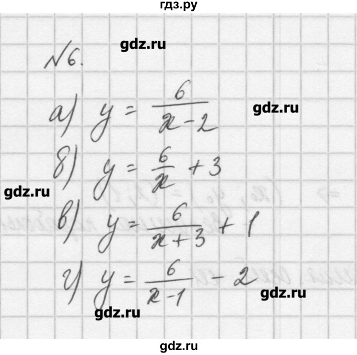 ГДЗ по алгебре 8 класс  Мордкович задачник Углубленный уровень итоговое повторение - 6, Решебник №1