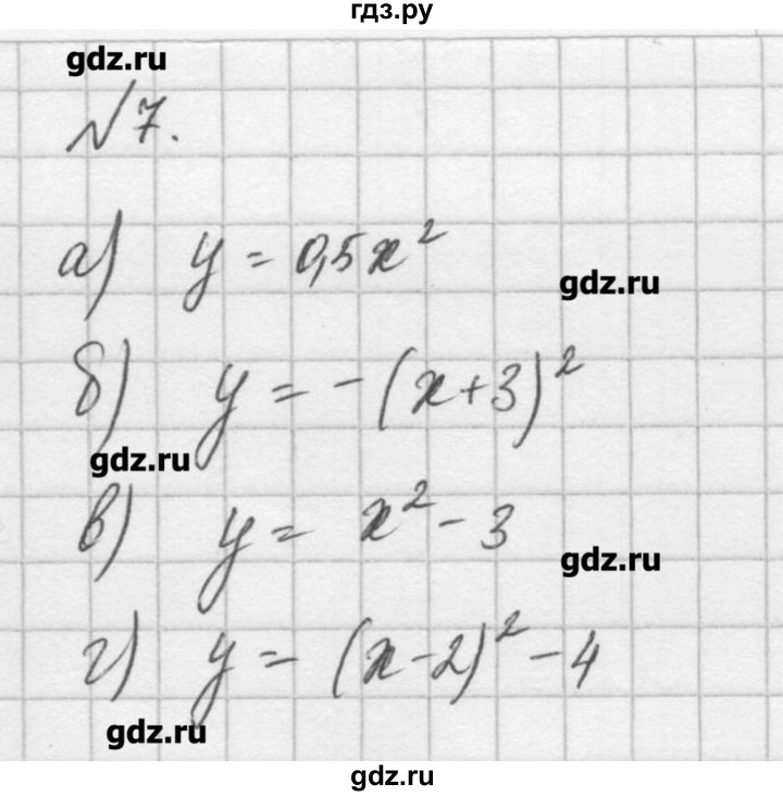 ГДЗ по алгебре 8 класс  Мордкович учебник, задачник Углубленный уровень итоговое повторение - 7, Решебник №1