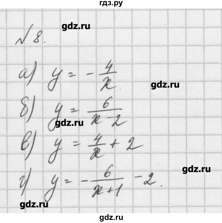 ГДЗ по алгебре 8 класс  Мордкович задачник Углубленный уровень итоговое повторение - 8, Решебник №1