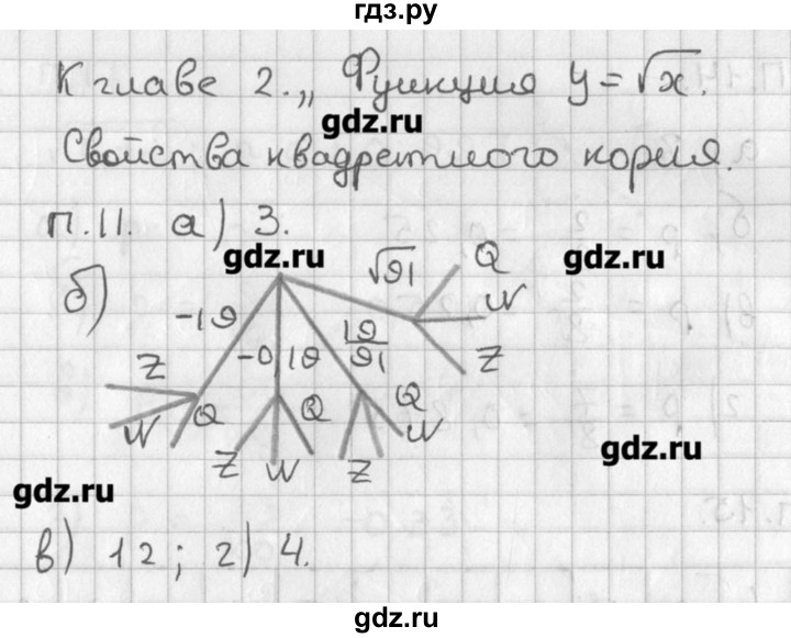 ГДЗ по алгебре 8 класс  Мордкович задачник Углубленный уровень комбинаторная задача - 11, Решебник №1