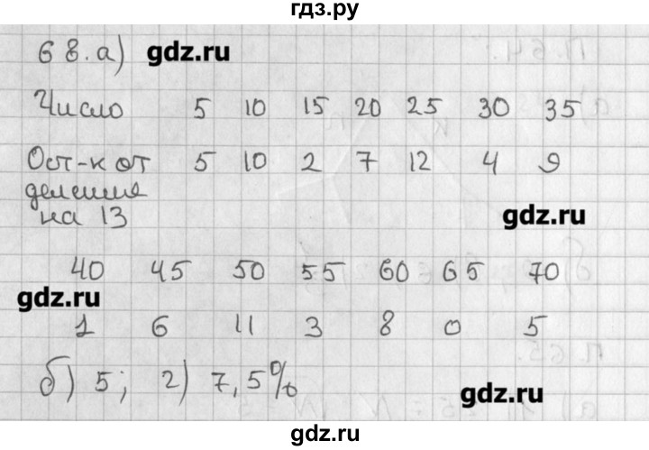 ГДЗ по алгебре 8 класс  Мордкович задачник Углубленный уровень комбинаторная задача - 68, Решебник №1