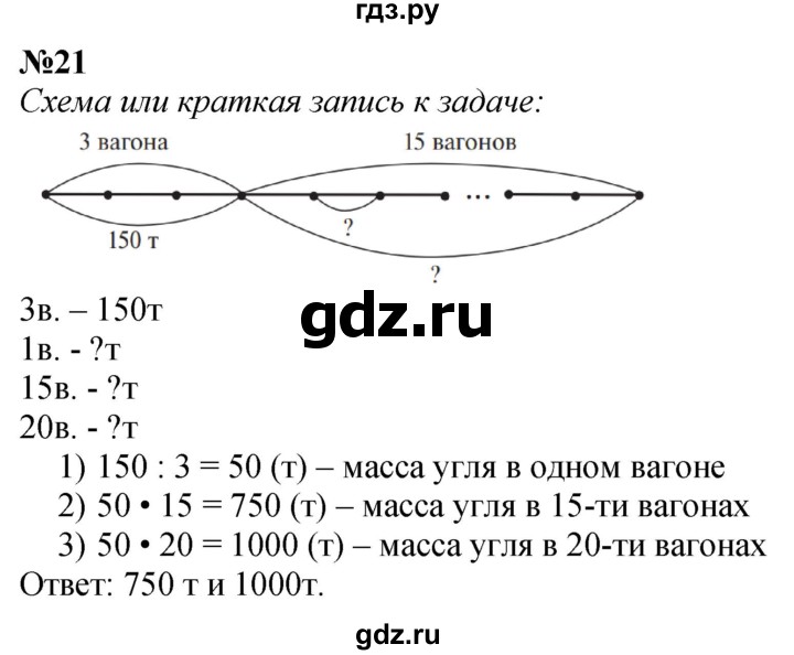 ГДЗ по математике 4 класс Истомина   часть 1 - 21, Решебник №1