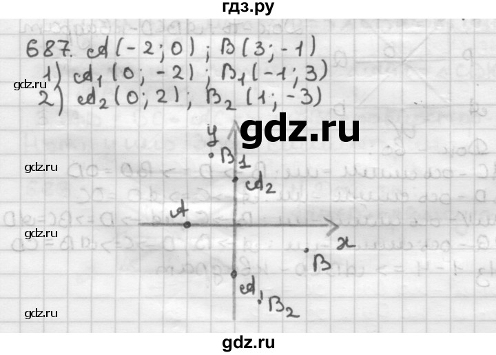 ГДЗ по геометрии 9 класс  Мерзляк   задача - 687, Решебник к учебнику 2023