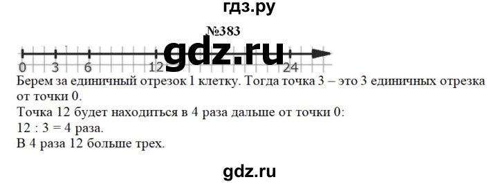 ГДЗ по математике 3 класс Чекин   часть №1 - 383, Решебник №1