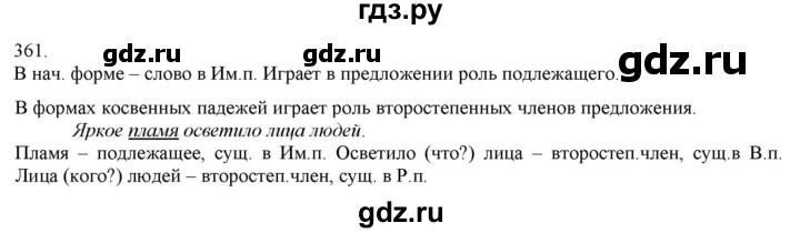 ГДЗ по русскому языку 3 класс Нечаева   часть 2 / упражнение - 361, Решебник 2014