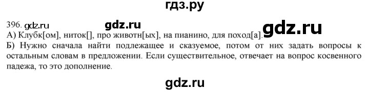 ГДЗ по русскому языку 3 класс Нечаева   часть 2 / упражнение - 396, Решебник 2014