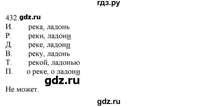 ГДЗ по русскому языку 3 класс Нечаева   часть 2 / упражнение - 432, Решебник 2014
