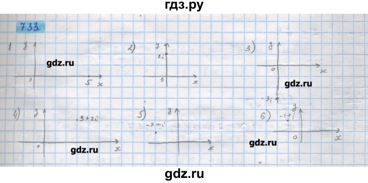 ГДЗ по алгебре 11 класс Колягин  Базовый и углубленный уровень упражнение - 733, Решебник