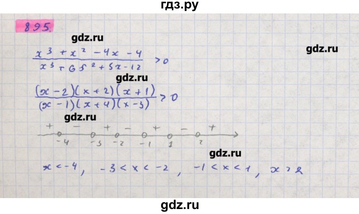 ГДЗ по алгебре 11 класс Колягин  Базовый и углубленный уровень упражнение - 895, Решебник