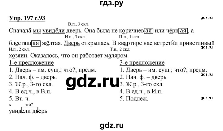 Русский язык страница 96 упражнение 197. Русский язык упражнение 197.