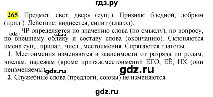 ГДЗ по русскому языку 5 класс Рыбченкова   часть 2 / упражнение - 265, Решебник 2016