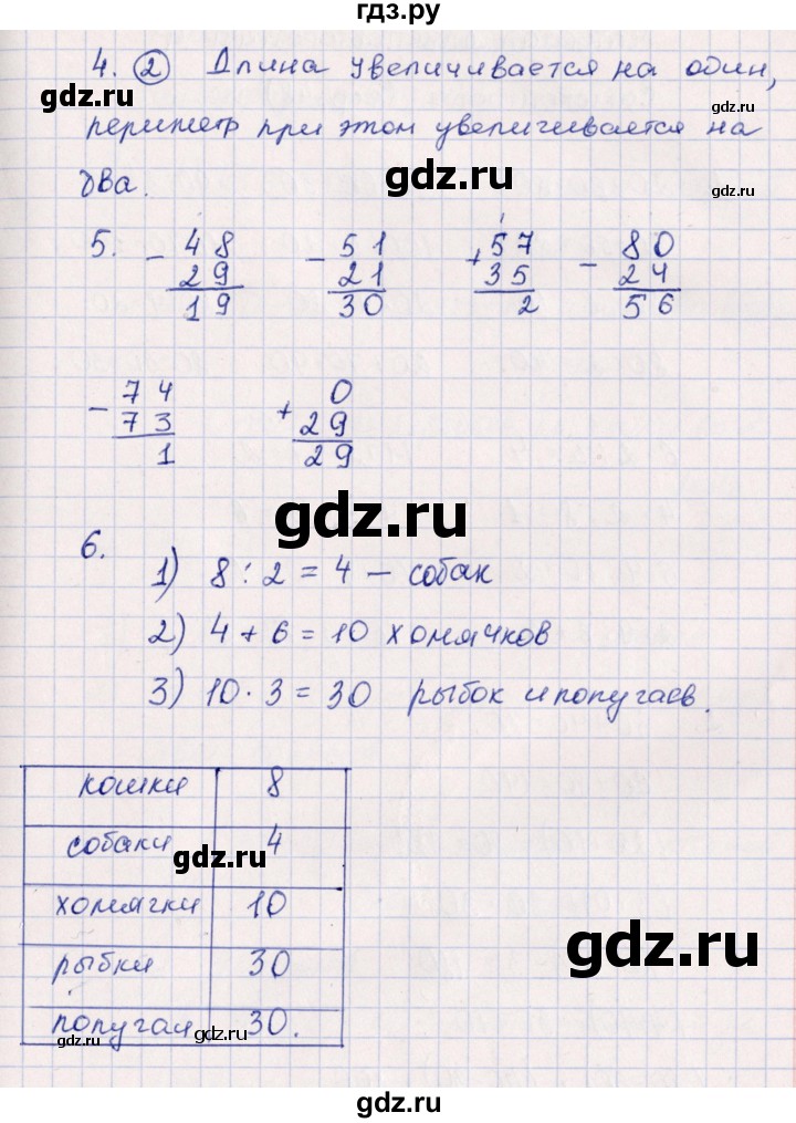 ГДЗ по математике 2 класс Дорофеев   часть 2. страница - 95, Решебник №1 к учебнику 2019