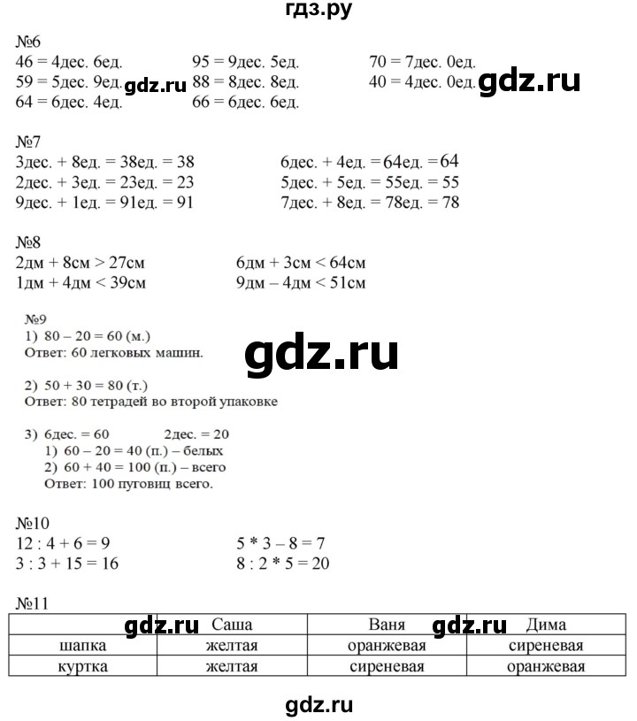 ГДЗ по математике 2 класс Дорофеев   часть 1. страница - 125, Решебник №1 2019