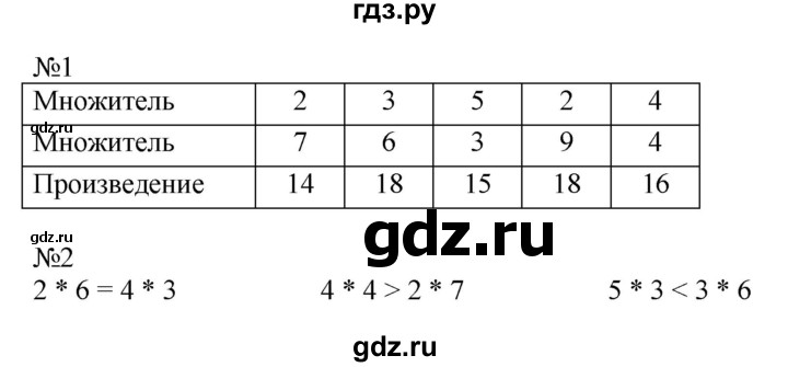 ГДЗ по математике 2 класс Дорофеев   часть 1. страница - 61, Решебник №1 2019