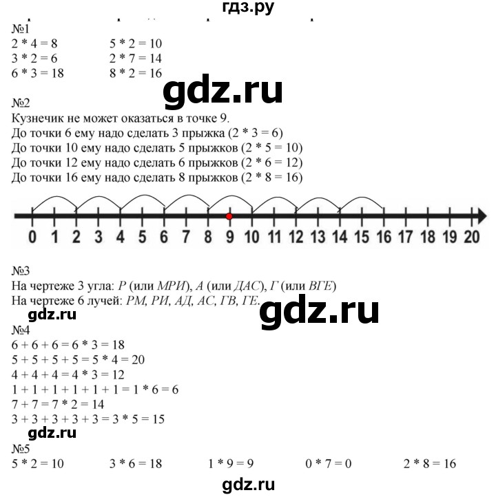 ГДЗ по математике 2 класс Дорофеев   часть 1. страница - 73, Решебник №1 2019