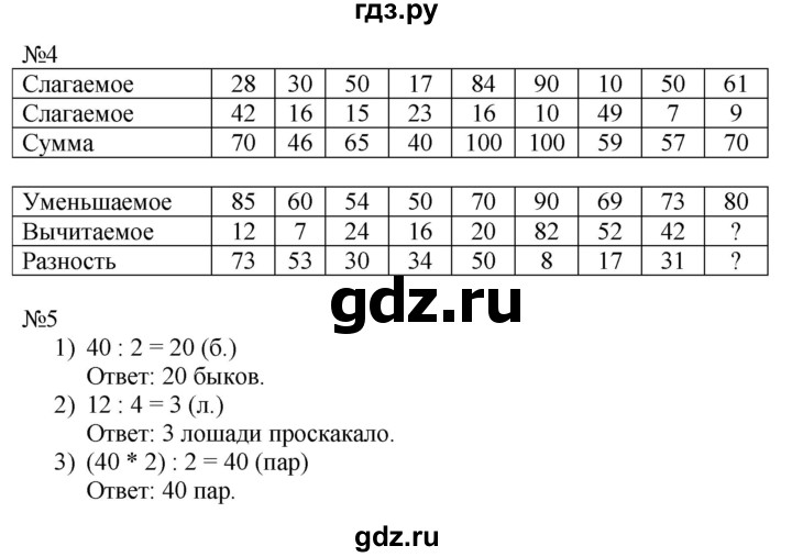 ГДЗ по математике 2 класс Дорофеев рабочая тетрадь  часть 2. страница - 64-65, Решебник №1 2020